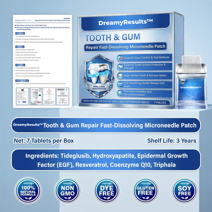 Prime® Tooth & Gum Care Fast-Dissolving Microneedle Patch