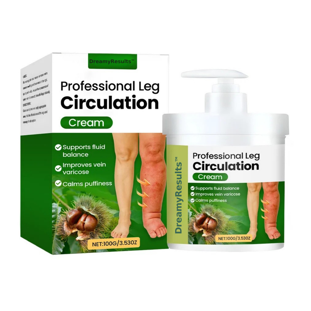DreamyResults® Professional Leg Circulation Cream