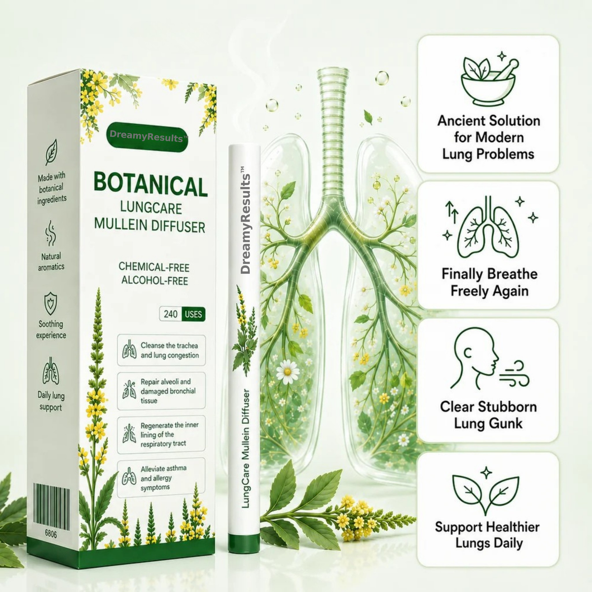 DreamyResults® Botanical Mullein Diffuser