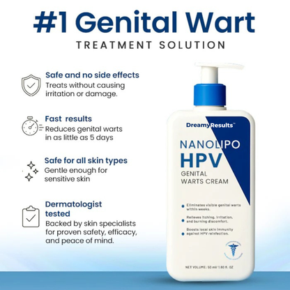 DreamyResults® NanoLipo HPV Warts Eraser Cream