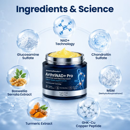 Dreamy Results® ArthriNAD+ Pro Advanced Joint Recovery Cream