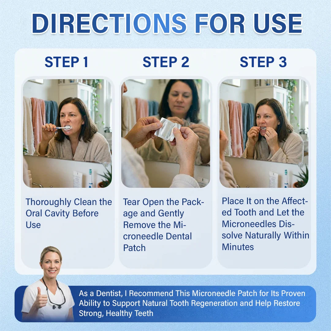 Prime® Tooth & Gum Care Fast-Dissolving Microneedle Patch